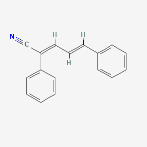 molecular formula C17H13N B3355969 2,5-Diphenylpenta-2,4-dienenitrile CAS No. 6443-79-4