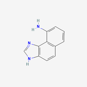 molecular formula C11H9N3 B3355991 1H-NAPHTHO[1,2-D]IMIDAZOL-9-AMINE CAS No. 64574-31-8