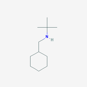 molecular formula C11H23N B3356111 TERT-BUTYL-CYCLOHEXYLMETHYL-AMINE CAS No. 65055-37-0