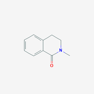 molecular formula C10H11NO B3356633 2-methyl-1,2,3,4-tetrahydroisoquinolin-1-one CAS No. 6772-65-2