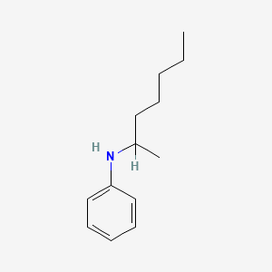 molecular formula C13H21N B3356673 N-(2-Heptyl)aniline CAS No. 67915-63-3