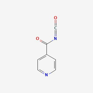 molecular formula C7H4N2O2 B3356803 Pyridine-4-carbonyl isocyanate CAS No. 69166-51-4