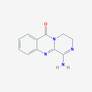 1-Amino-3,4-dihydropyrazino[2,1-b]quinazolin-6-one