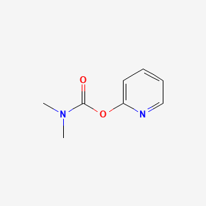 molecular formula C8H10N2O2 B3356969 Dimethyl-carbamic acid pyridin-2-yl ester CAS No. 6969-89-7