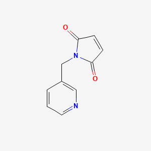 molecular formula C10H8N2O2 B3356976 1-(pyridin-3-ylmethyl)-1h-pyrrole-2,5-dione CAS No. 6970-35-0