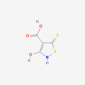3-Hydroxy-5-mercapto-4-isothiazolecarboxylic acid