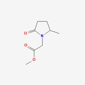 Methyl 2-methyl-5-oxopyrrolidine-1-acetate
