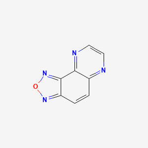 molecular formula C8H4N4O B3357223 [1,2,5]Oxadiazolo[3,4-f]quinoxaline CAS No. 71630-83-6