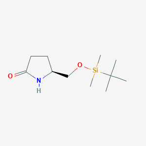 (S)-5-(((tert-Butyldimethylsilyl)oxy)methyl)pyrrolidin-2-one
