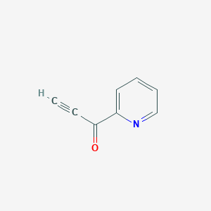 molecular formula C8H5NO B3357418 1-(Pyridin-2-yl)prop-2-yn-1-one CAS No. 72839-09-9
