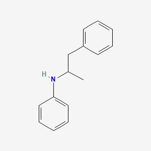 molecular formula C15H17N B3357852 N-(1-phenylpropan-2-yl)aniline CAS No. 75859-35-7