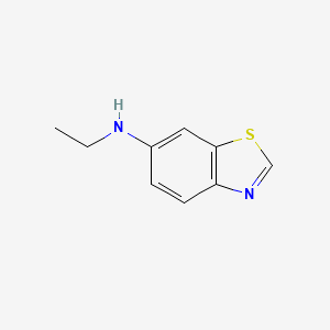 molecular formula C9H10N2S B3357859 N-Ethyl-1,3-benzothiazol-6-amine CAS No. 76007-14-2