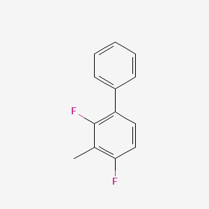 molecular formula C13H10F2 B3357904 2,4-Difluoro-3-methyl-1,1'-biphenyl CAS No. 76350-72-6