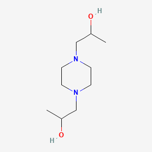 molecular formula C10H22N2O2 B3357961 alpha,alpha'-Dimethylpiperazine-1,4-diethanol CAS No. 7672-76-6