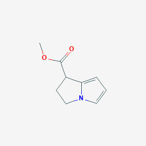 B3357968 2,3-Dihydro-1H-pyrrolizine-1-carboxylic acid methyl ester CAS No. 76786-65-7