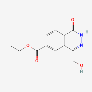 B3357973 Ethyl 1-hydroxy-4-(hydroxymethyl)-6-phthalazinecarboxylate CAS No. 76798-75-9
