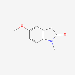 molecular formula C10H11NO2 B3357993 5-Methoxy-1-methylindolin-2-one CAS No. 7699-22-1