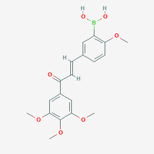 molecular formula C19H21BO7 B033580 YK-3-237 CAS No. 1215281-19-8