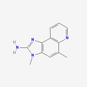 3H-Imidazo(4,5-f)quinolin-2-amine, 3,5-dimethyl-
