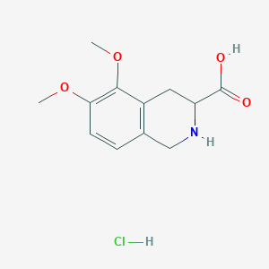 5,6-Dimethoxy-1,2,3,4-tetrahydro-3-isoquinolinecarboxylic acid hydrochloride