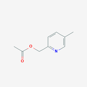 molecular formula C9H11NO2 B3358045 (5-methylpyridin-2-yl)methyl acetate CAS No. 772-71-4