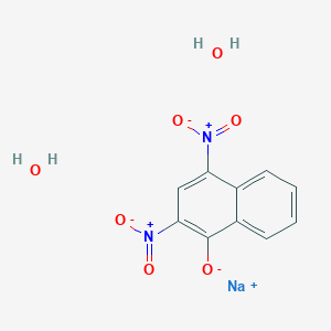 molecular formula C10H9N2NaO7 B033581 Martius Yellow sodium dihydrate CAS No. 101836-92-4