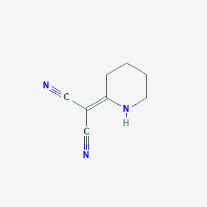 molecular formula C8H9N3 B3358309 2-(1,2-Dihydropyridin-2-ylidene)propanedinitrile CAS No. 78807-02-0