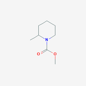molecular formula C8H15NO2 B3358331 Methyl 2-methylpiperidine-1-carboxylate CAS No. 78999-63-0