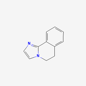 molecular formula C11H10N2 B3358482 5,6-Dihydroimidazo[2,1-a]isoquinoline CAS No. 802875-94-1