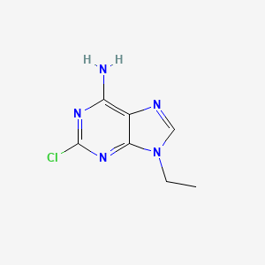 molecular formula C7H8ClN5 B3358503 2-Chloro-9-ethyl-9H-purin-6-amine CAS No. 80395-87-5