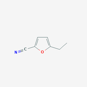 molecular formula C7H7NO B3358654 5-Ethylfuran-2-carbonitrile CAS No. 815587-49-6