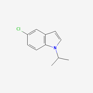 molecular formula C11H12ClN B3358788 5-Chloro-1-isopropyl-1H-indole CAS No. 820210-26-2