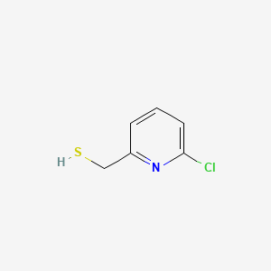 molecular formula C6H6ClNS B3358821 2-Pyridinemethanethiol, 6-chloro- CAS No. 82175-87-9