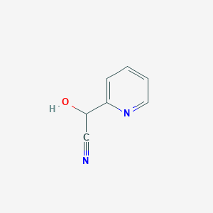 molecular formula C7H6N2O B3358935 Hydroxy(pyridin-2-yl)acetonitrile CAS No. 83012-15-1