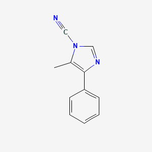 5-Methyl-4-phenyl-1H-imidazole-1-carbonitrile