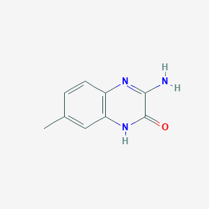 molecular formula C9H9N3O B3359099 3-Amino-7-methylquinoxalin-2(1H)-one CAS No. 83566-27-2