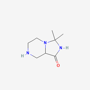 hexahydro-3,3-dimethylimidazo[1,5-a]pyrazin-1(5H)-one