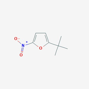 molecular formula C8H11NO3 B3359161 2-tert-Butyl-5-nitrofuran CAS No. 841243-44-5