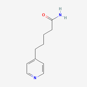 molecular formula C10H14N2O B3359172 5-(Pyridin-4-yl)pentanamide CAS No. 84200-11-3
