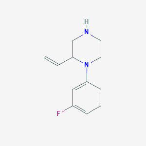 Piperazine, 2-ethenyl-1-(3-fluorophenyl)-