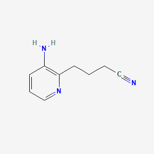 3-Aminopyridine-2-butyronitrile