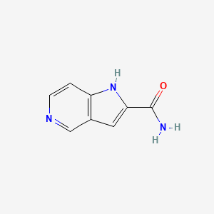 molecular formula C8H7N3O B3359412 1H-Pyrrolo[3,2-c]pyridine-2-carboxamide CAS No. 853685-79-7