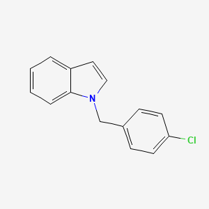 molecular formula C15H12ClN B3359436 1-(4-Chlorobenzyl)-1h-indole CAS No. 85607-00-7