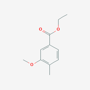 molecular formula C11H14O3 B3359544 Ethyl 3-methoxy-4-methylbenzoate CAS No. 86239-03-4