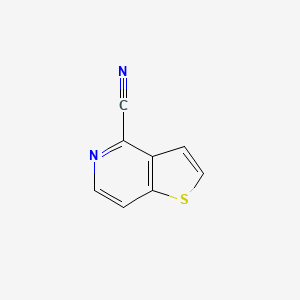 molecular formula C8H4N2S B3359554 Thieno[3,2-c]pyridine-4-carbonitrile CAS No. 86344-88-9