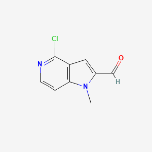 4-Chloro-1-methylpyrrolo[3,2-c]pyridine-2-carbaldehyde