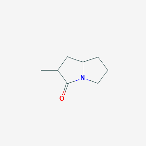 2-Methylhexahydro-3H-pyrrolizin-3-one