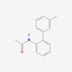 molecular formula C15H15NO B3359630 2-Acetamino-3'-methylbiphenyl CAS No. 869631-33-4