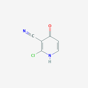 molecular formula C6H3ClN2O B3359643 2-Chloro-4-hydroxynicotinonitrile CAS No. 869802-74-4