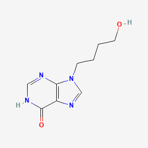 molecular formula C9H12N4O2 B3359669 9-(4-Hydroxybutyl)-1H-purin-6(9H)-one CAS No. 87063-67-0